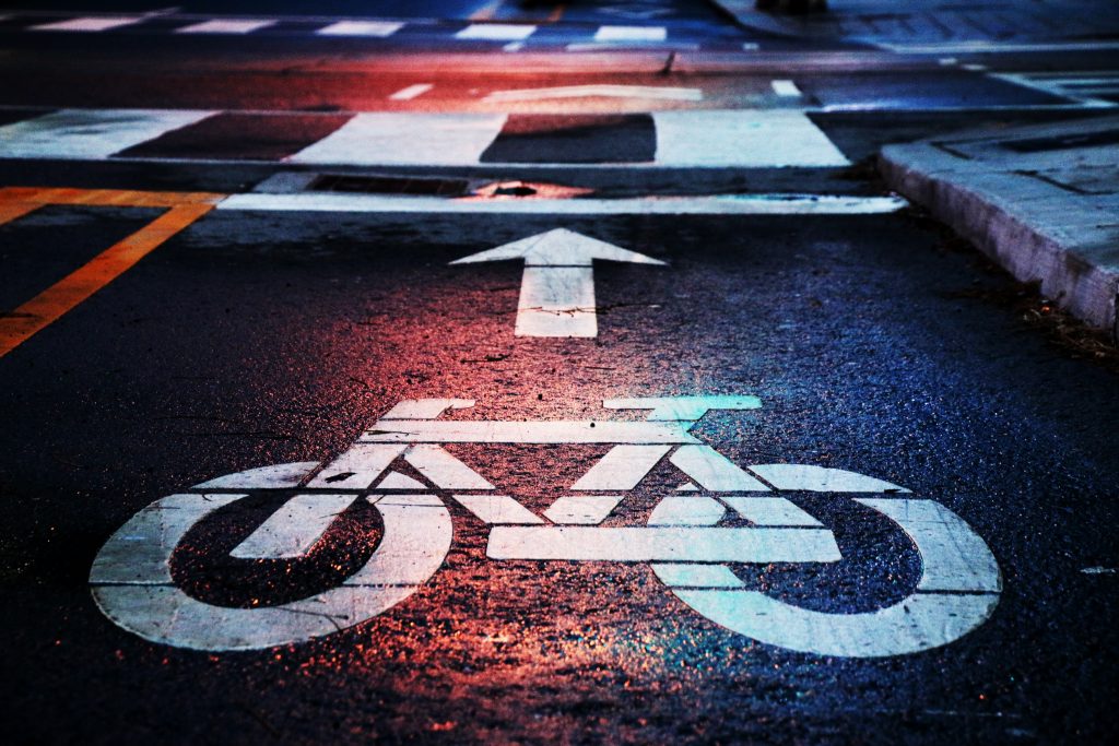 bike traffic lane