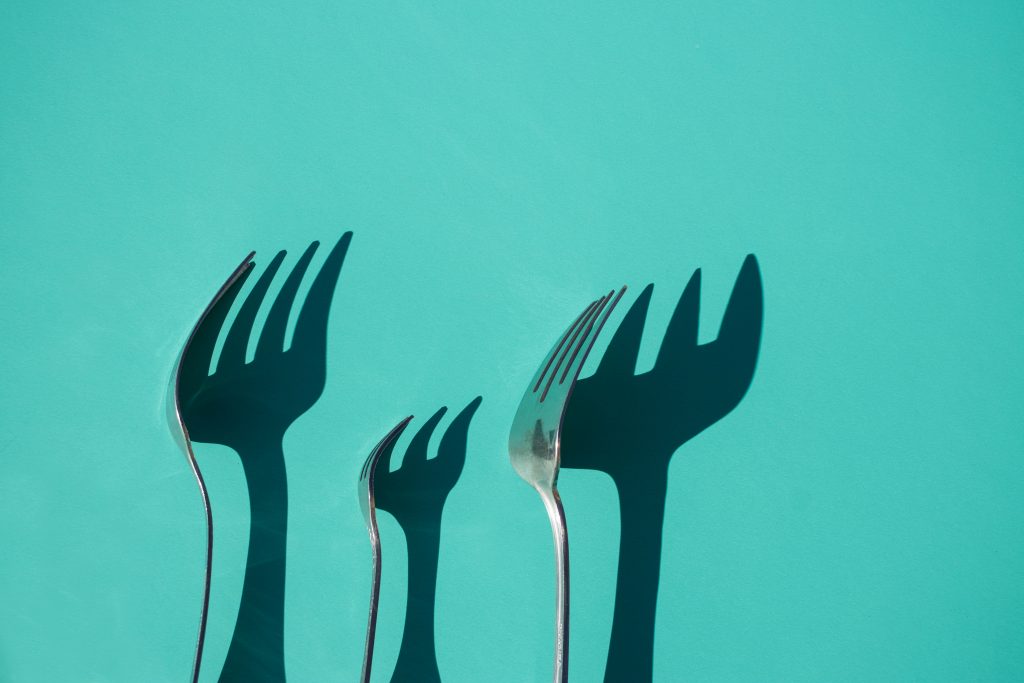 fork, utensils